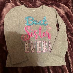 Best Sister Ever Girls Shirt